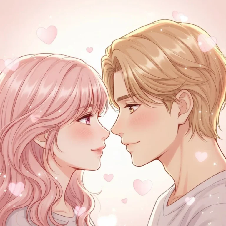 Cute Instagram profile picture idea with aesthetic illustration