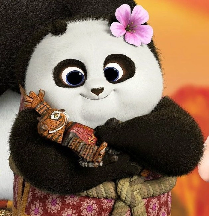 Cute panda DP for Instagram with soft sunlight and expressive eyes