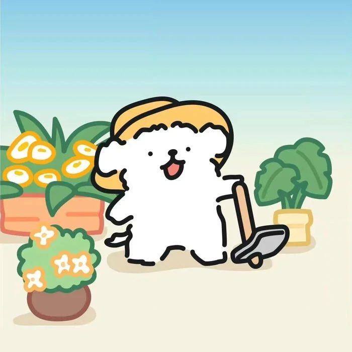 Cute PFP aesthetic with muted dreamy tones