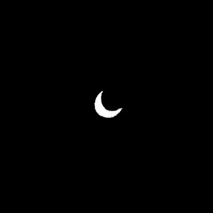 Cute PFP black and white showing minimalist aesthetic character design