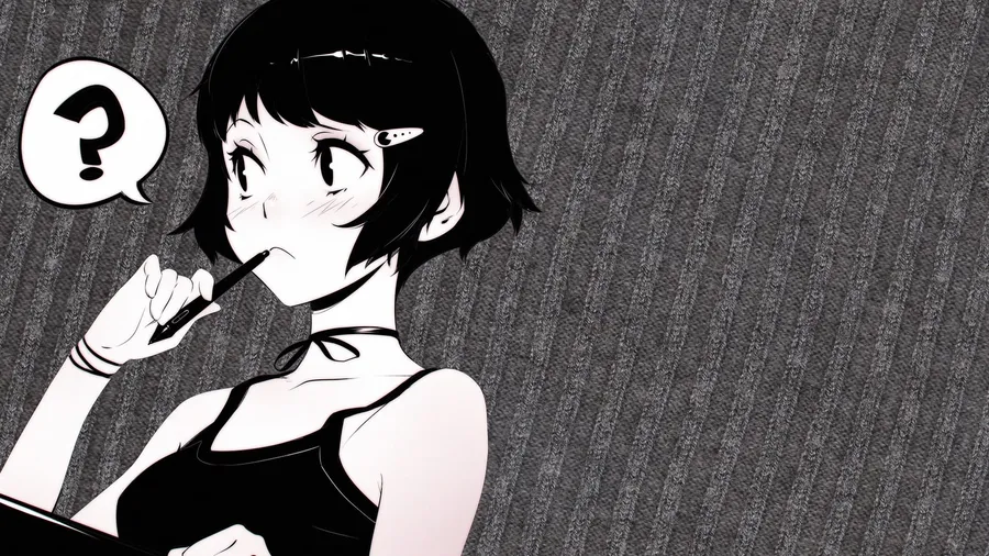 Cute PFP black cute girl with oversized hoodie and cheerful expression