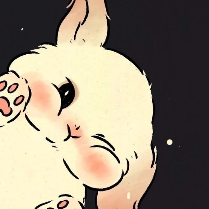 Cute anime PFP for Discord with large expressive eyes and soft shading