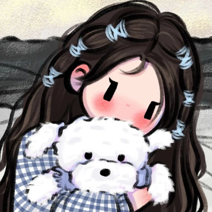 Pastel portrait PFP for Discord girl aesthetic with floral accents