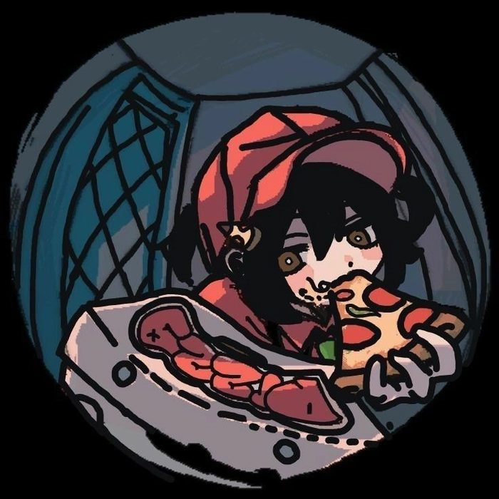 Cute non-anime Discord PFP with illustrated bunny and pastel color palette