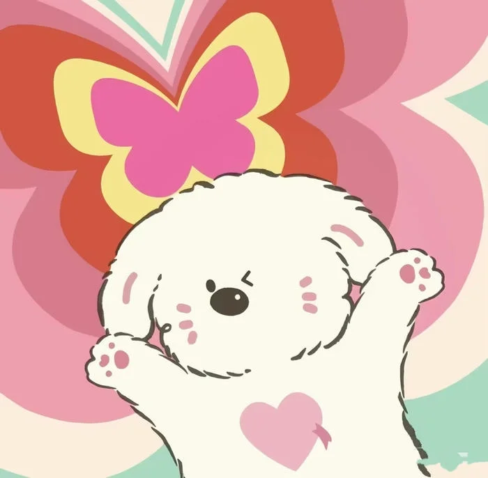 Cute PFP image for profile with soft pastel aesthetic