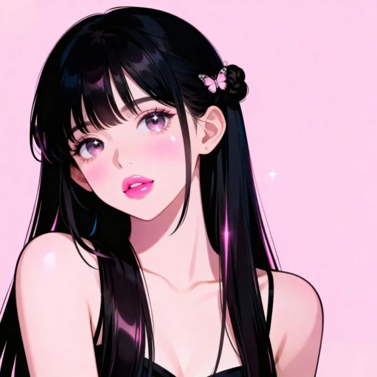 Soft cute Discord PFP with pastel illustration style