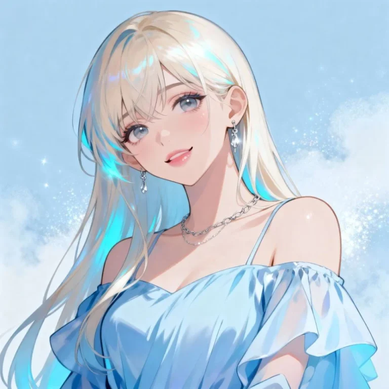 Stylish cute girl PFP pic with soft aesthetic lighting