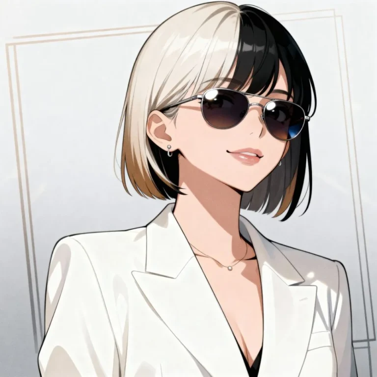 Friendly cute PFP pic for WhatsApp with cartoon face