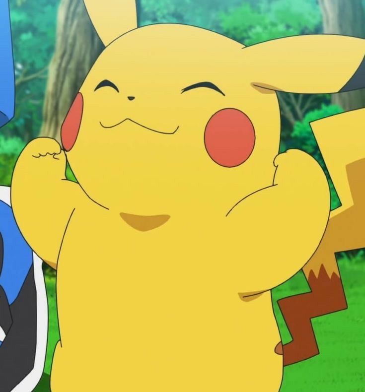 Adorable cute Pikachu profile picture with soft yellow tones