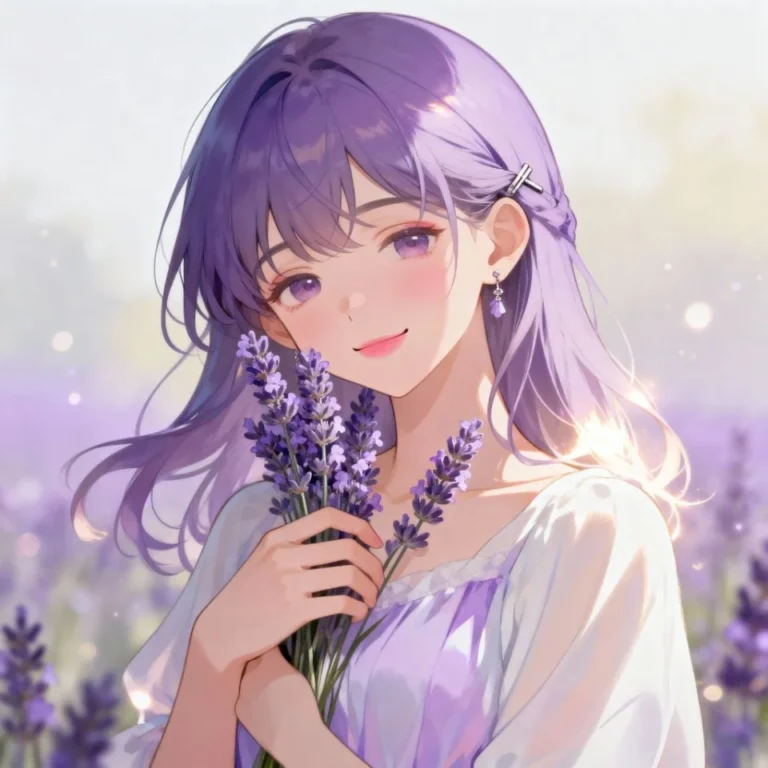 Cute profile picture idea with anime character avatar