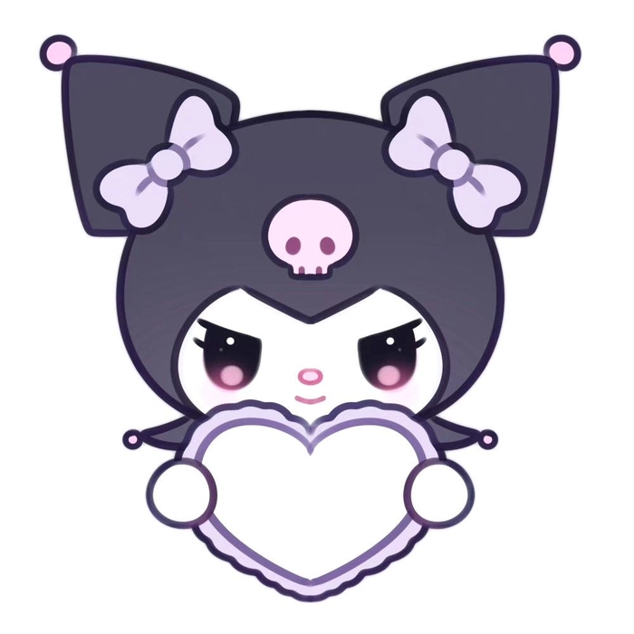 Cute Sanrio aesthetic PFP with floral accents and gentle pastel lighting