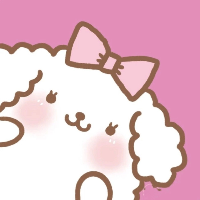 Cute Sanrio anime PFP with stylized shading and larger expressive eyes