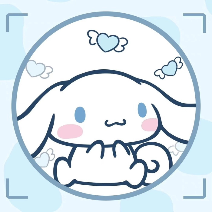 Cute Kuromi Sanrio PFP with gothic-cute styling and purple-black palette