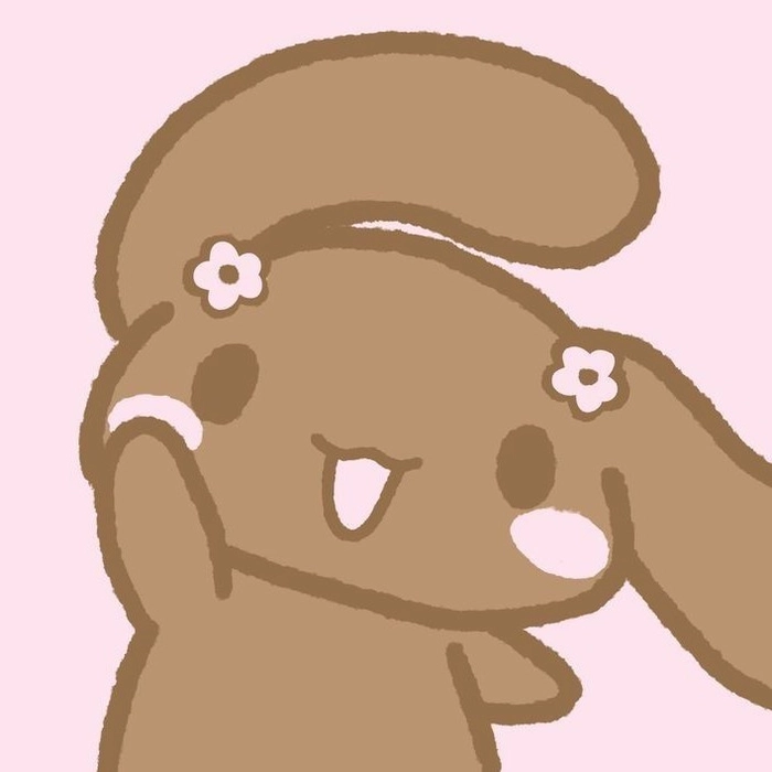 Cute Sanrio Pinterest PFP with scrapbook-style layout and airy pastel tones