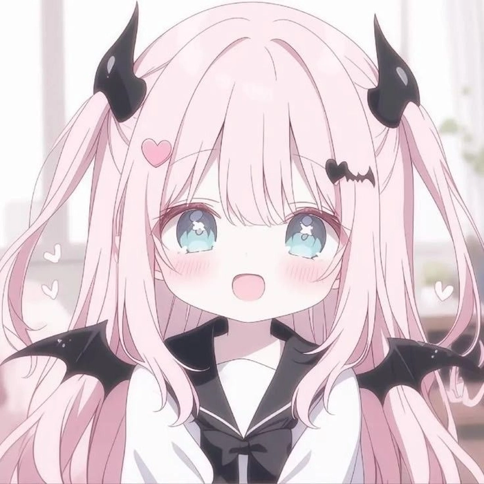 aesthetic cutecore pfp with diffused lighting and centered subject