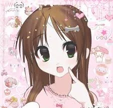 cutecore background pfp with cloud props and centered character focus