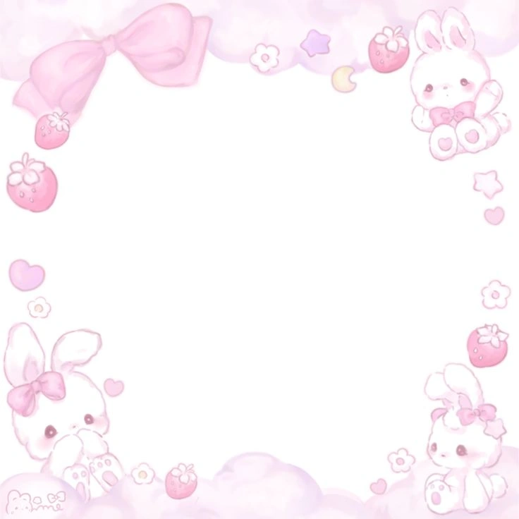 cutecore pfp frame with pastel cardboard texture and embedded stickers