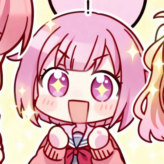 cutecore pfp overlay with sparkles and low opacity pastel hearts