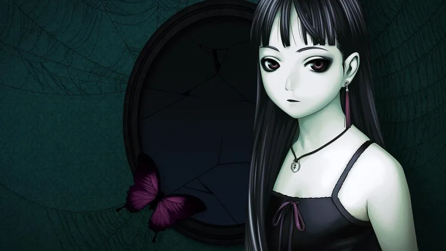 Artistic dark aesthetic anime PFP for creative and Pinterest profiles