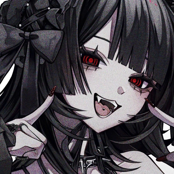 Cinematic dark anime girl avatar for Pinterest aesthetic boards