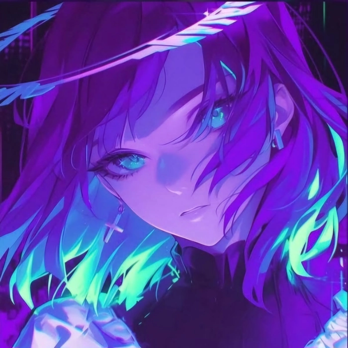dark purple pfp aesthetic cinematic dramatic lighting