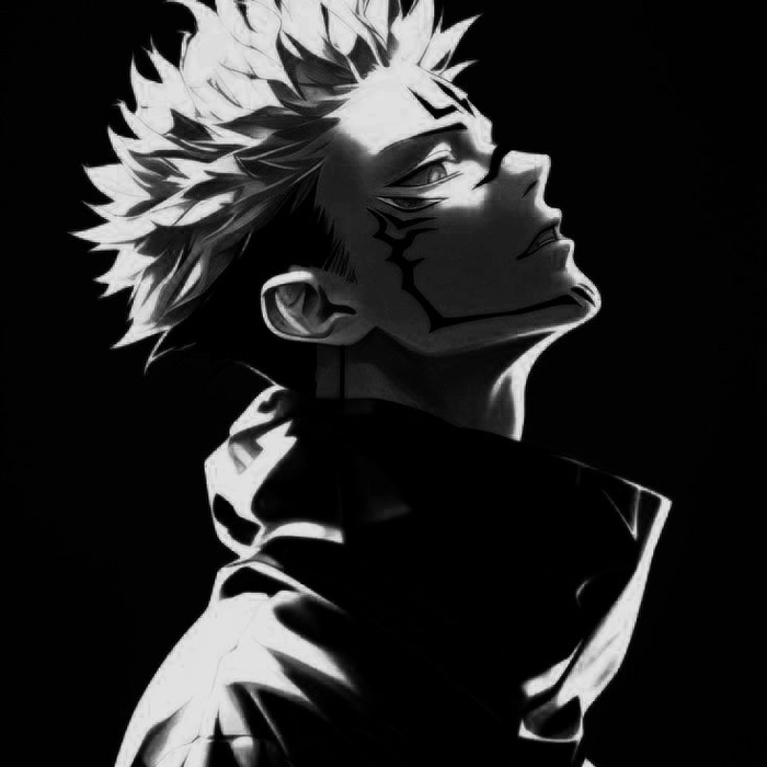 Clear Discord Sukuna profile picture with simplified composition