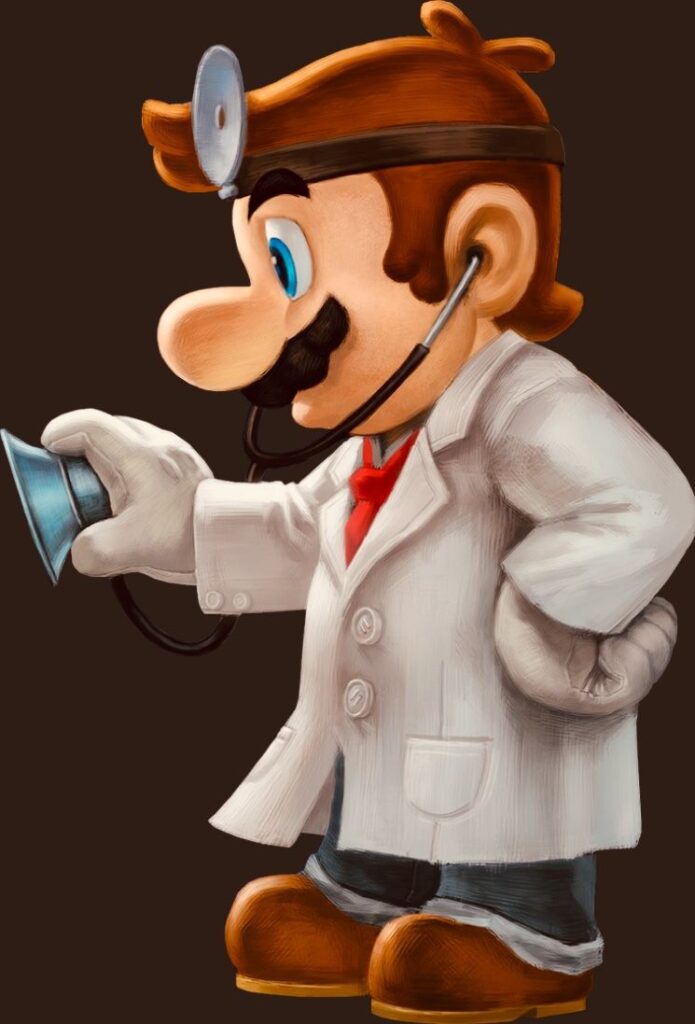 Dr. Mario PFP white lab coat character