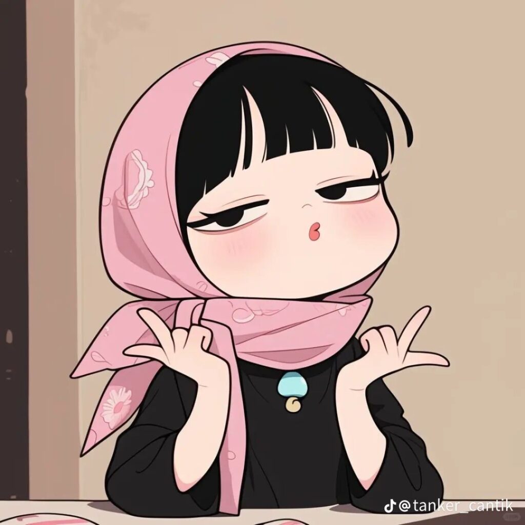 Chaotic funny anime girl PFP for Discord and Twitter