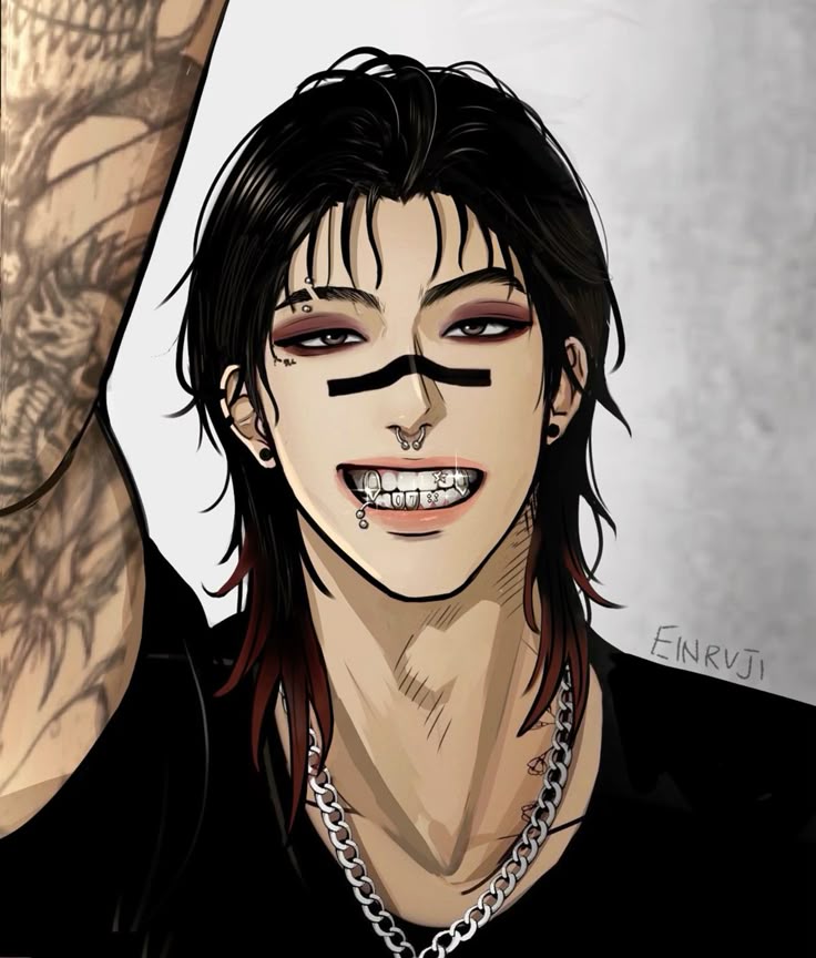 Comedic Choso avatar with distorted proportions and humorous visual framing