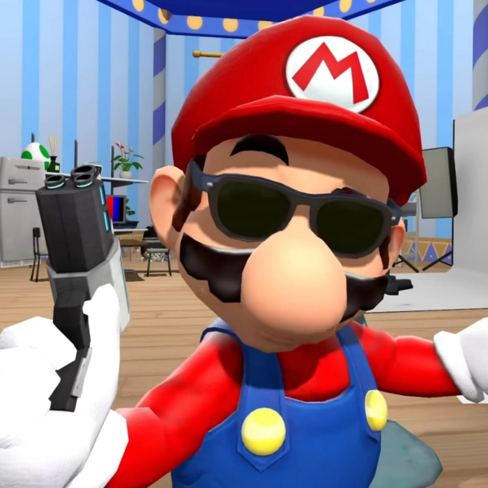 Funny Mario face edit PFP
