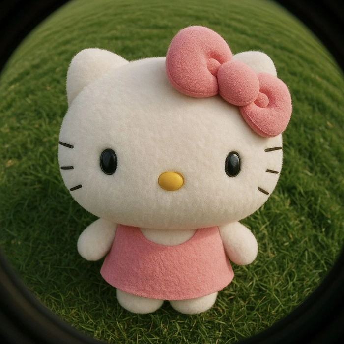 Hello Kitty PFP Y2K glitter chrome aesthetic