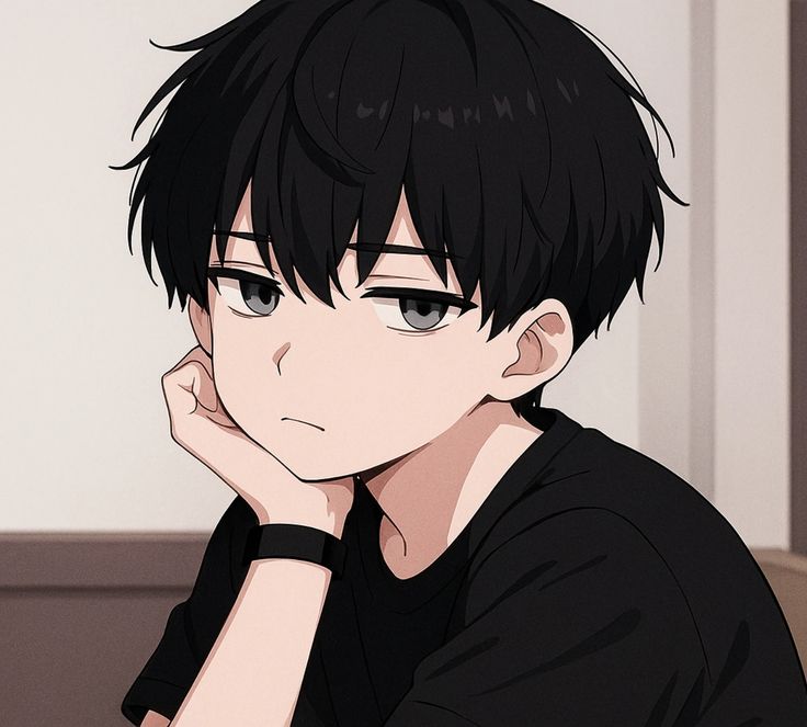 Killua dark aesthetic PFP with cinematic shadow work and introspective mood