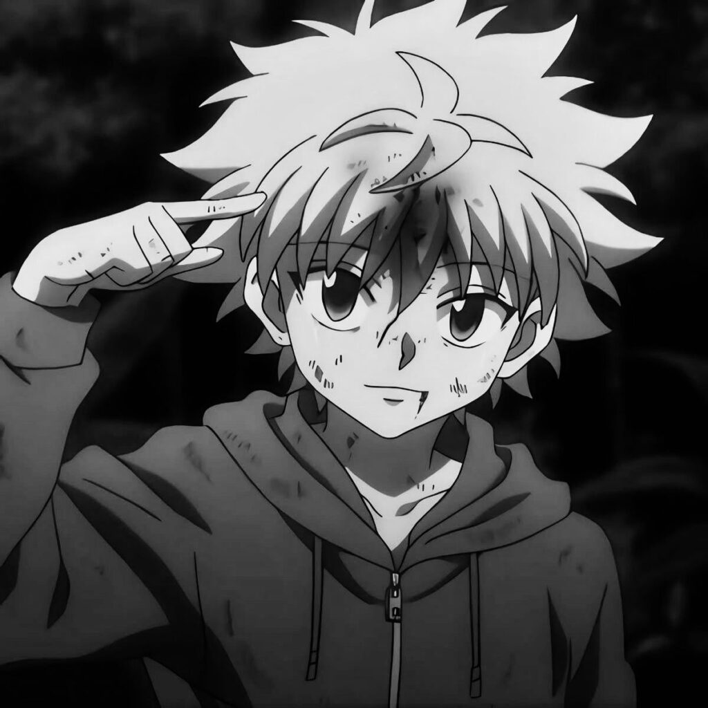 Killua Discord PFP optimized for small icon display with centered framing