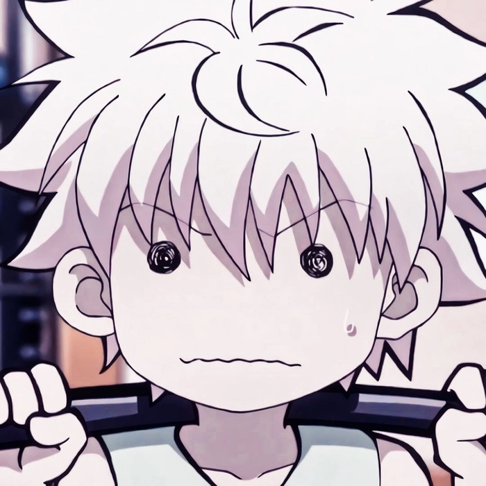 Killua PFP 4K ultra sharp with rich color and fine detail