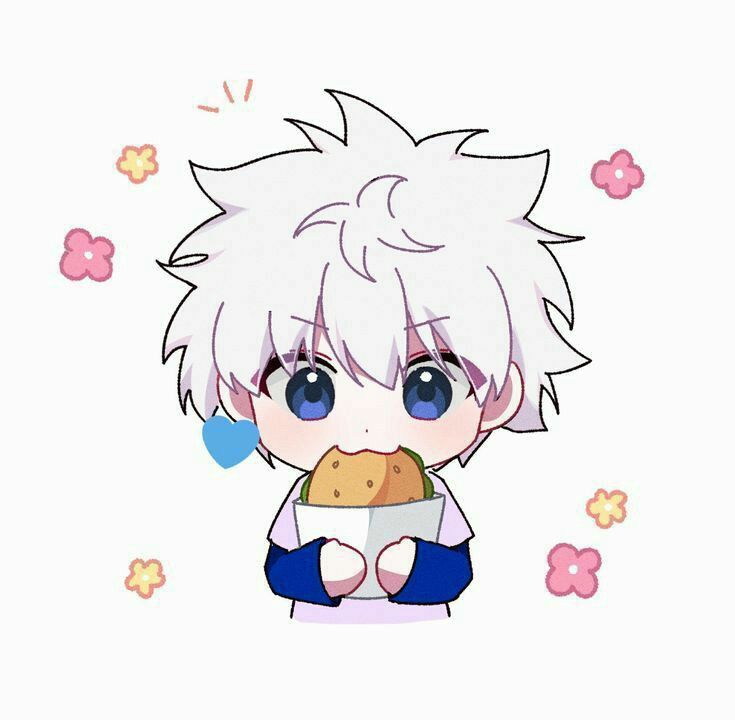 Simple cute Killua PFP with genuine expression and warm impression