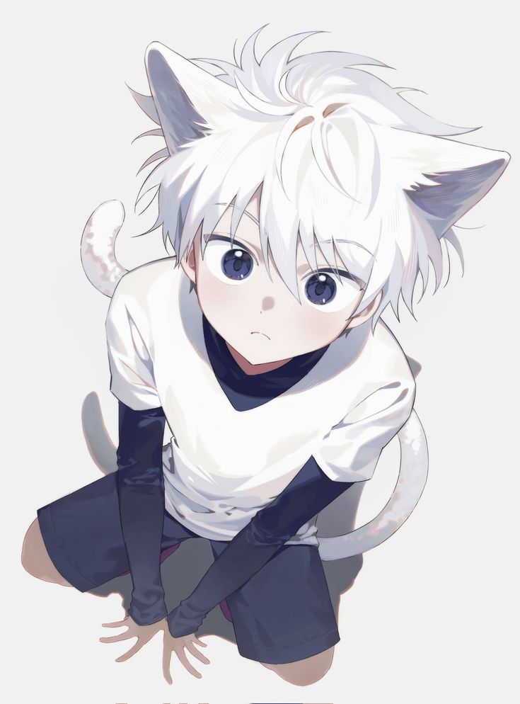 Killua PFP for Discord with bold bright highlights and centered framing