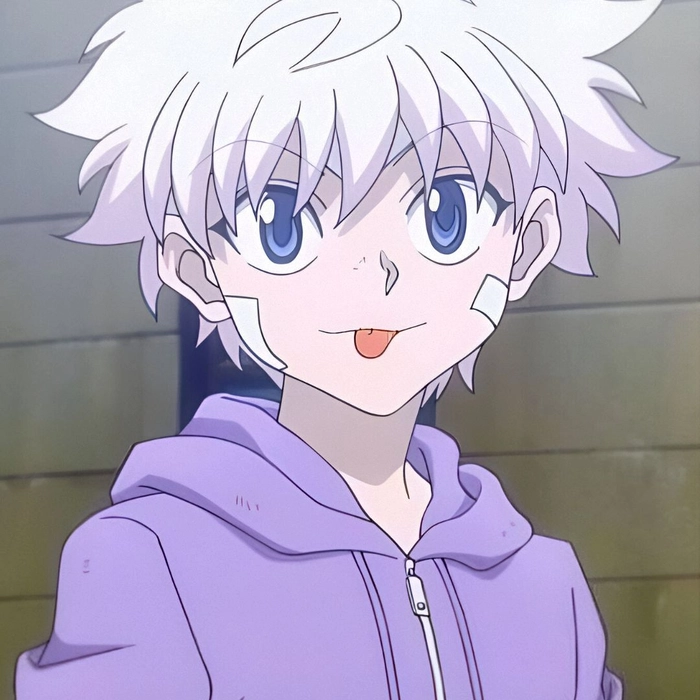 Killua GIF PFP with subtle lighting animation and personality