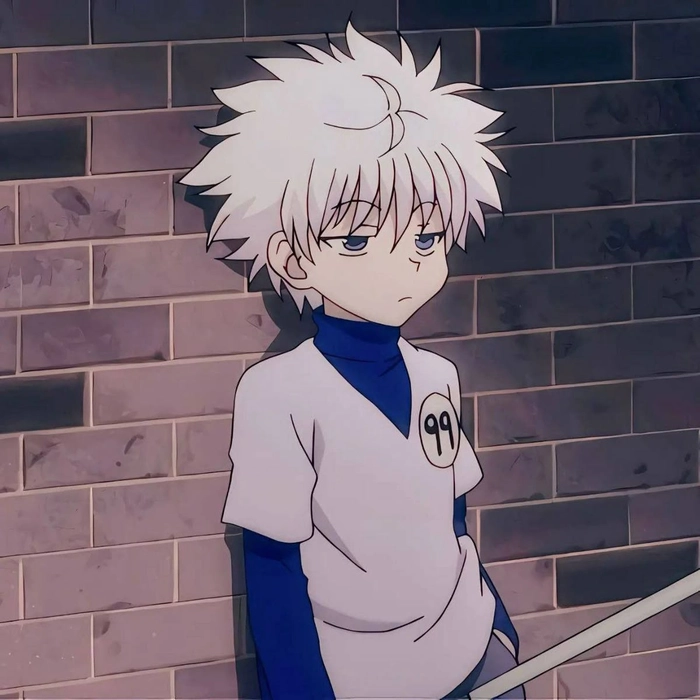 Killua PFP manga style with bold linework and expressive detail