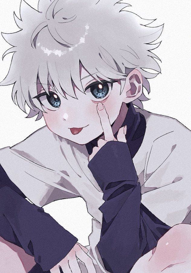 Authentic Killua Zoldyck aesthetic profile picture with character-focused composition