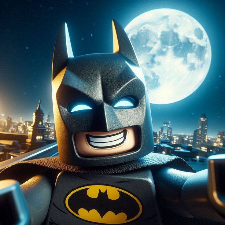 Lego Batman PFP playful collector fan aesthetic