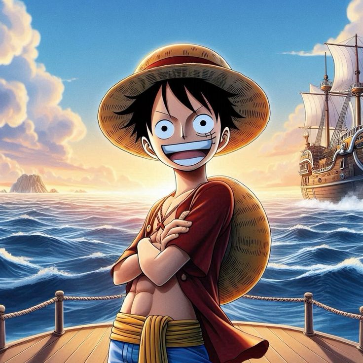 cute Luffy PFP soft smiling expression