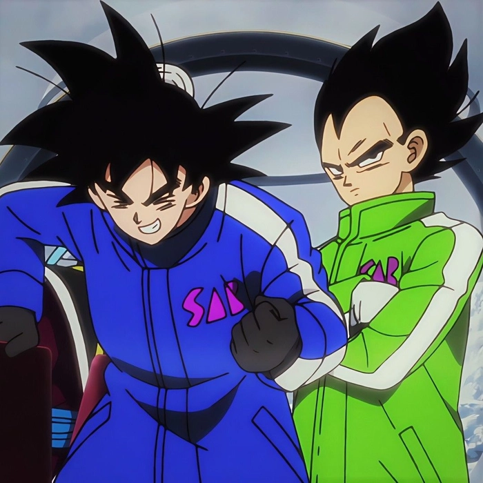 Aesthetic Majin Vegeta PFP with dark color grading and cinematic mood filter