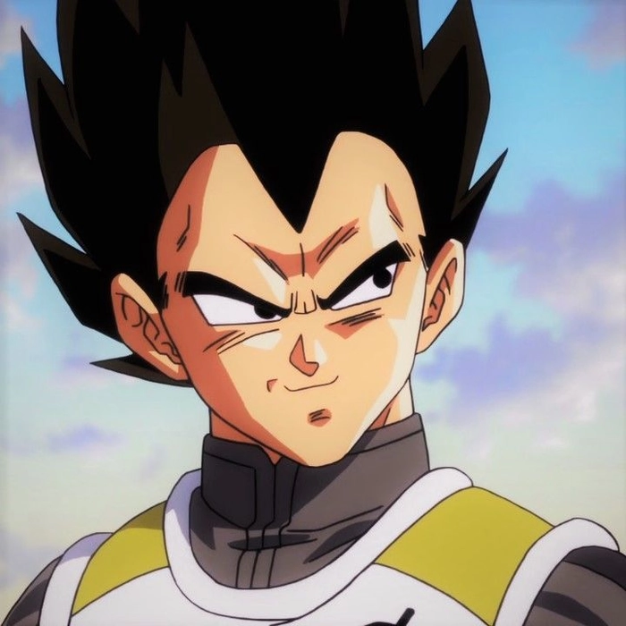 Animated Majin Vegeta PFP GIF with aura flicker loop and power-up motion