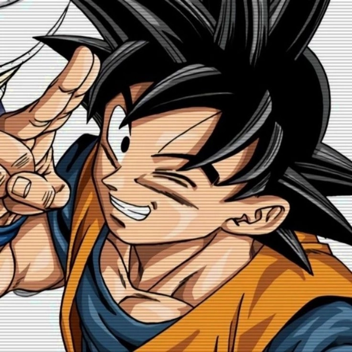 Dramatic Majin Vegeta wallpaper-style PFP with lightning effects and stormy sky