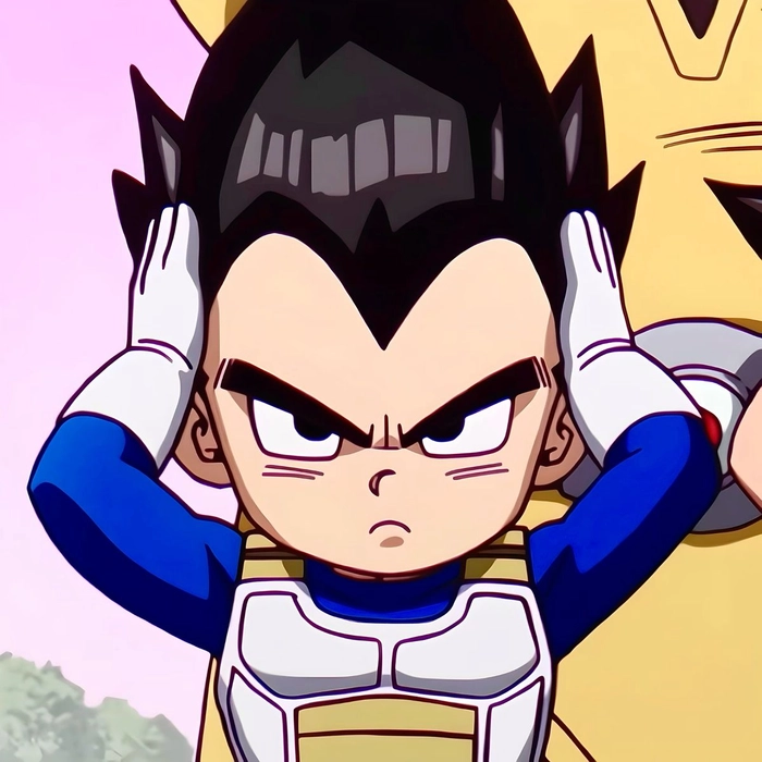 Majin Vegeta smile PFP capturing confident smirk and underlying power