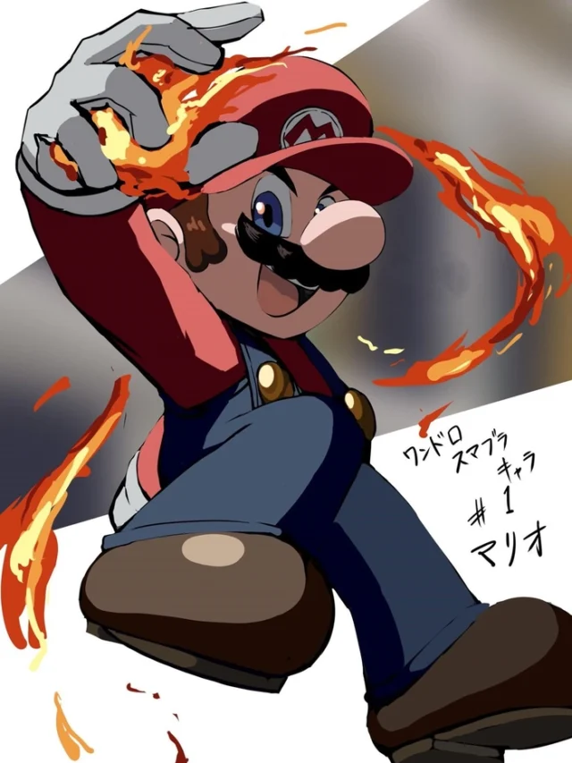 Mario 64 PFP retro polygon style