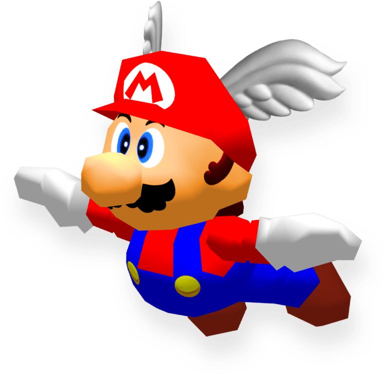 Mario 64 low-poly PFP nostalgia