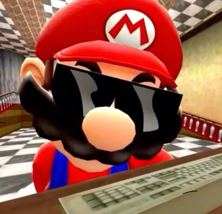 Classic N64 Mario face PFP