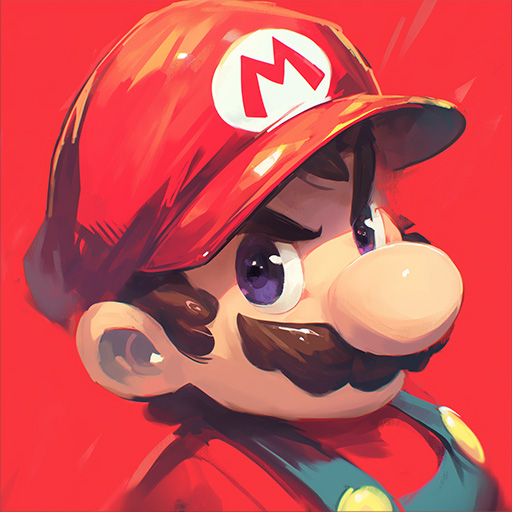 Mario Discord avatar bright colors