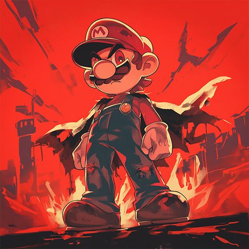 Classic Mario avatar for gaming Discord